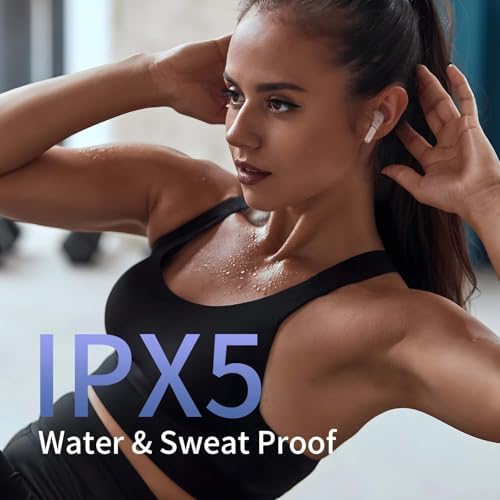 MIPOW x Miffy Bluetooth 5.3 Wireless Earbuds – Enchanting Pastel Pink Bunny Design with IPX7 Waterproof Protection for Active Lifestyles – 36 Hours of Uninterrupted Playtime & AI-Powered ENC Noise Cancellation for Superior Sound Clarity – Perfect Sport & Everyday Earbuds for All Ages