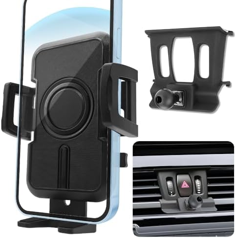 WAAPAK Premium Car Phone Holder Mount for 2016-2022 X1 & 2018-2023 X2 – Versatile Smartphone Cradle with Quick-Release Mechanism and Enhanced Compatibility for Thick Cases – Effortless Installation & Optimal Viewing Angles for Safe Navigation