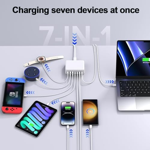 50 W High-Speed USB Charging Station with 12 Type-C Ports – Ultimate Multi-Device Power Hub for i Phone 13/14/15/16, Tablets, Smartwatches, and More – Fast, Efficient, and Safe Charging Solution for Home, Office, and Travel