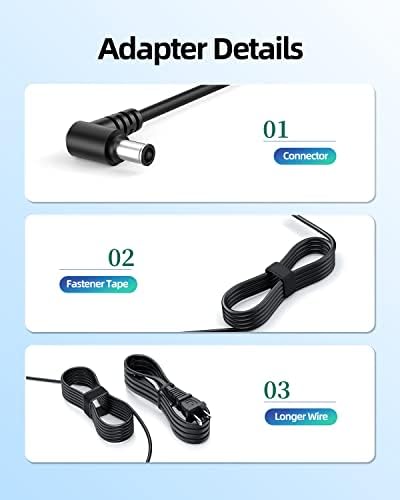 19 V Universal AC Power Adapter for LG Monitors – Premium Charger with Enhanced Compatibility for Models 22 TN410, 24 MS500/MS550, 25 MS550-B, 27 GL650 F-B & More – Safety-Certified Power Supply for Reliable Performance and Efficient Charging