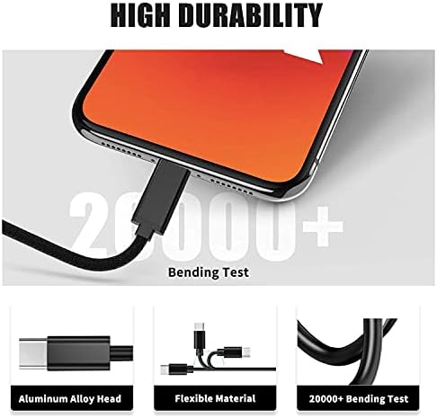 Ultra-Fast 18 W USB-C PD Wall Charger for Samsung Z Flip & Z Fold Series – Includes 5 FT Type C Charging Cable for Enhanced Performance and Versatility – Ideal for Quick Charging, Travel, and Everyday Use – Compatible with Z Flip 6/5/4/3 and Z Fold 6/5/4/3/2 5 G Smartphones – Premium Overcurrent and Overheating Protection – Elevate Your Charging Experience Today!