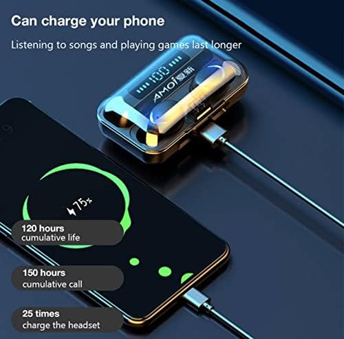 Advanced Wireless Bluetooth Earbuds with Superior Noise Cancellation – Waterproof, Touch Control, and Prolonged Battery Life for Ultimate Audio Experience on-the-Go