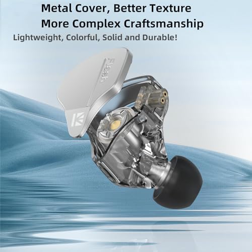 KZ ZSN Pro Hybrid In-Ear Headphones – Premium 1 BA & 1 DD Gaming Earbuds with Detachable 3.5 mm Cable for Crystal-Clear Sound and Ergonomic Comfort – Stylish Purple Finish, Enhanced Device Compatibility for Gamers and Audiophiles