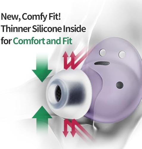 Upgrade Your Audio Game with AZLA Sedna Earfit MAX Eartips for Galaxy Buds 2 Pro – Phantom Black (M) | Medical-Grade Silicone Noise-Canceling Ear Tips for Superior Sound Isolation & Comfort | Samsung-Certified for Optimal Performance & Secure Fit | Elevate Your Listening Experience with Enhanced Compatibility and Crystal-Clear Audio Quality | Perfect for Workouts, Commutes, and Relaxation