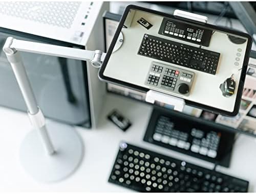 Ultimate Ergonomic Multi-Angle Phone Stand – Adjustable Holder for 3.5-11″ Devices, Ideal for Video Calls, Streaming, and Creative Recording – Lightweight, Portable Black Design for Enhanced Stability and Comfort