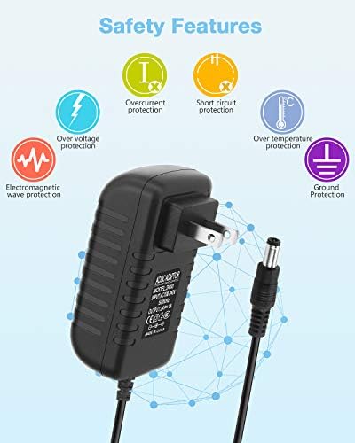 Aclorol 24 V 1 A Dual-Pack Power Supply Adapter – Premium 24 W AC to DC Converter for LED Strip Lighting & CCTV Systems – Universal Wall Charger with 100 V-240 V Input Range – Perfect for 1000 m A, 800 m A, 600 m A, and 400 m A Devices – Includes 5.5 x 2.1 mm & 5.5 x 2.5 mm Connectors – Compact, Durable, and Versatile Power Solution for Home & Commercial Use