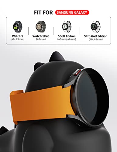 ELETIUO Mint Green Charging Stand for Samsung Galaxy Watch 5 & 5 Pro – Non-Slip Dock with Cable Management for Enhanced Stability & Style – Perfect Smartwatch Accessory for Organized Charging Stations