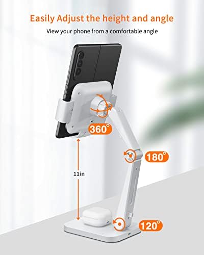 Advanced Wireless Charging Dock for Samsung Galaxy Z Fold Series – 2-in-1 Fast Charger with 3 Coils for Galaxy Buds Pro & Live – Sleek, Efficient, and Space-Saving Design for Enhanced Device Compatibility and Quick Power-Up