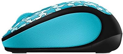 Vibrant Twinkle Teal Logitech Doodle Collection M325 c Wireless Optical Mouse – Ergonomic Design for Ultimate Comfort, 5 Customizable Buttons, Long Battery Life & Reliable 2.4 GHz Connectivity for Enhanced Productivity and Style in Your Workspace