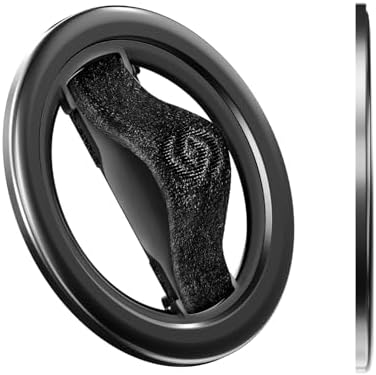 Revolutionize Your Mobile Handling with EWA Mag One Lite 3 rd Gen 360° Rotating Phone Grip – Customizable Elastic Finger Strap for Ultimate Comfort – Lightweight, Stylish Mag Safe Compatible Holder for i Phone 15, 14, 13 Pro/Max/Plus in Sleek Black – Perfect Blend of Functionality and Aesthetics for Everyday Use