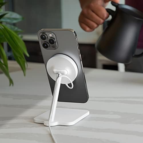 Twelve South Forte for iPhone | Modern Desktop Stand for MagSafe Charger and iPhone – Enhanced Compatibility and Speed