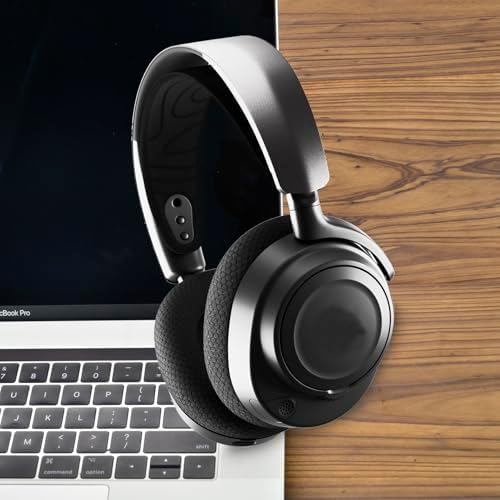 Upgrade Your Gaming Experience with Premium Arctis Nova Pro Wired Earpads – Extra Bass Noise-Cancelling Cushions for Steel Series Models 1, 3, 7 & Nova Pro Wired – Breathable Fabric for Ultimate Comfort and Sound Isolation – Easy Install Replacement Earpads – Not for Wireless Models