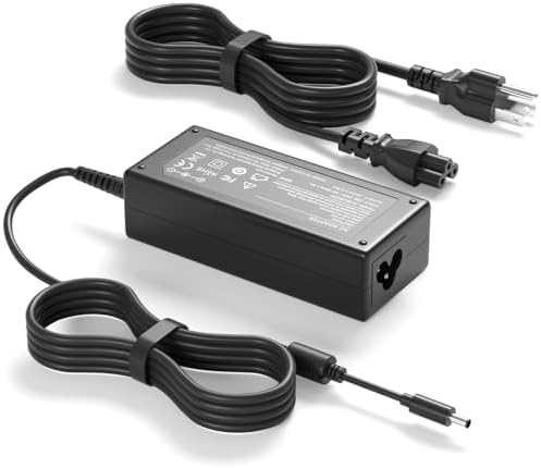 Dell Latitude & Inspiron 65 W Rapid Charging Laptop Power Adapter – Efficient 3-Prong Charger for Multiple Models Including Latitude 3301, 3400, 3500, and Inspiron 15 Series – Enhanced Safety Features for Overload & Overheat Protection – Reliable Performance with 100-240 V Input, 19.5 V Output – Trusted Power Supply for Fast Laptop Charging Solutions – 12-Month Warranty & 30-Day Satisfaction Guarantee