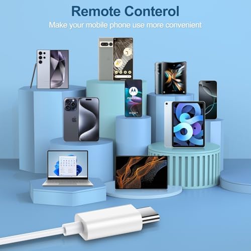 Premium USB C Earbuds for i Phone 16 & Samsung Galaxy A Series – 2 Pack High-Fidelity Wired Headphones with Built-in Mic & Remote Control – Exceptional Sound Clarity, Ergonomic Comfort for All-Day Use – Ideal for Music, Calls, and Podcasts on the Go