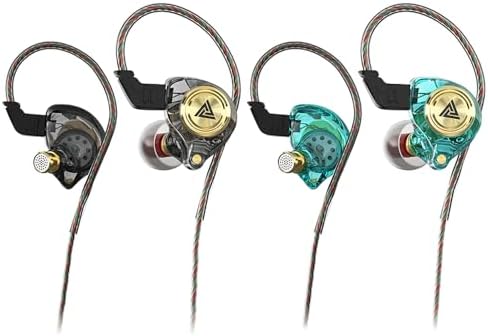 Premium Dual Pack Wired Gaming Earbuds – High-Fidelity In-Ear Monitors with 10 mm Dynamic Drivers for Rich Deep Bass, Advanced Noise-Canceling Technology, Ideal for Gaming & Remote Conferencing, Stylish Black & Purple Design, Versatile Compatibility Across Devices