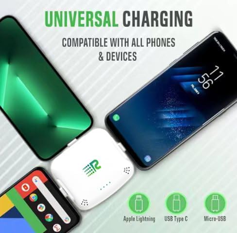 Universal COMET 3200 m Ah Portable Power Bank – Fast Charging 2.1 A, Multi-Device Compatibility for i Phone 16/15/14/13, Type C & Micro-USB – Pre-Charged, Charge 3 Devices Simultaneously, Compact Design for On-the-Go Power Solutions