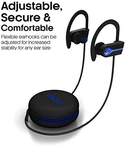Revolutionize Your Workout with Tekatron Bluetooth Wireless Headphones – Superior IPX7 Waterproof Sports Earbuds with Noise Cancelling, 8-Hour Battery Life, and Built-in Mic for Hands-Free Calls – Perfect for Gym, Running, and Outdoor Activities – Experience HD Stereo Sound and Unmatched Comfort in Stylish Blue