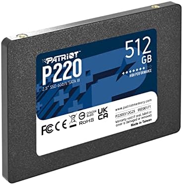 Patriot Memory P220 128 GB SATA III 2.5″ Internal SSD – Blazing Fast Solid State Drive for Enhanced Performance & Reliability – Upgrade Your Storage Today!
