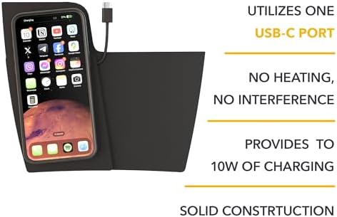 Magnetic Fast Wireless Charging Pad for Ford Bronco Sport (2021-2024) & Ford Escape (2023-2025) – Ultimate Mag Safe-Compatible Charger for i Phone 16, 15, 14, 13 – Stylish, Efficient Power Solution for On-the-Go Charging