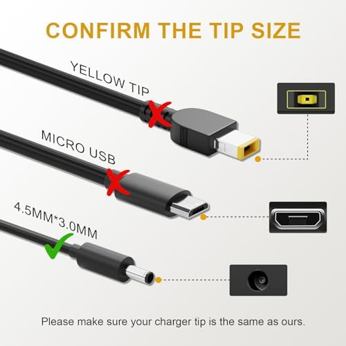 90 W Dell Inspiron 7706 Charger – Fast Charging Laptop AC Adapter for Inspiron 2-in-1 & Opti Plex Series, Enhanced Compatibility with Safety Certifications, 19.5 V Output, Perfect for Models 7501, 7590, 5400, 5491, and More – Reliable Power for Efficient Performance