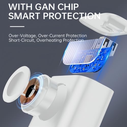 Revolutionize Your Charging Routine with the 3-in-1 Magnetic Wireless Charger Block – PD 23 W Fast Charge for i Phone & Apple Watch, Dual USB-C Ports for Simultaneous Powering of Samsung and Android Devices, Compact Design for Travel & Daily Use – Unmatched Compatibility & Efficiency