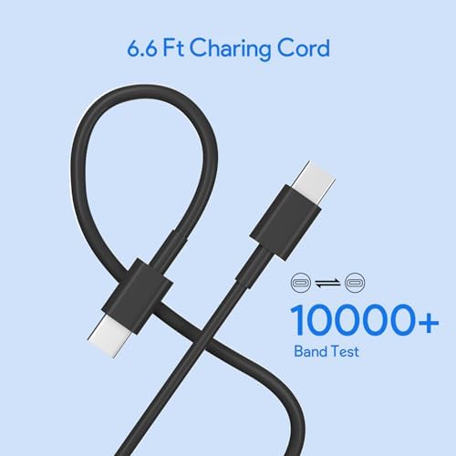 High-Speed 67 W USB-C Charger for Mac Book Pro & Air – Compatible with 13/14 Inch Models, Includes 6.6 ft USB-C Cable for Rapid Charging and Data Transfer – Versatile Power Adapter for 12 Inch Mac Book and All USB-C Devices – Enhanced Safety Features & Smart Charging Technology for Optimal Performance