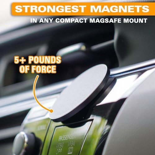 Revolutionary Scooch Wingmount Magnetic Phone Mount for Cars – Ultimate Hands-Free Smartphone Holder with Strong Magnet for Dashboard, Adjustable Viewing Angles, Compatible with All Smartphone Models and Cases – Enhance Your Driving Safety and Convenience (2022 Model)