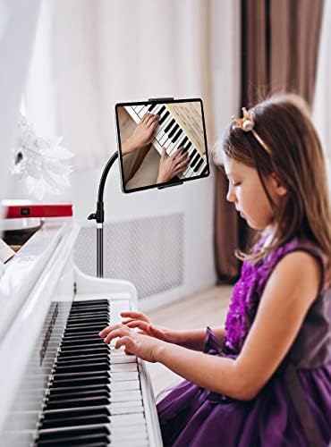 Ultimate 72″ Heavy-Duty Adjustable Tablet Stand – Versatile Tripod for i Pad Pro 12.9, Mini, Air, i Phone & 4.7-13″ Devices – Effortless Height Customization for Presentations and Hands-Free Use