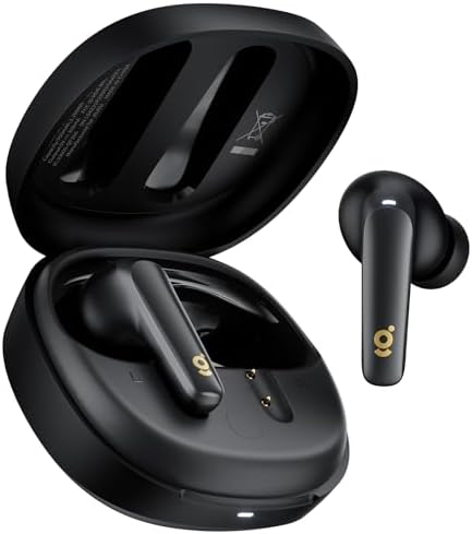 Revolutionary Bluetooth 5.4 In-Ear Wireless Earbuds with 4 Mic ENC for Superior Call Clarity – 40 Hours of Uninterrupted Playtime, IPX5 Waterproof for Ultimate Durability – Perfectly Designed for Active Lifestyles, Music, and Professional Use – Sleek Black Aesthetic for Seamless Integration with Smartphones, Tablets, and Laptops