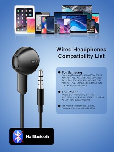 Elevate Your Audio Experience with LCdaymini USB C Earbuds – Premium Wired Headphones for i Phone 16, i Phone 15 Pro Max, Samsung Galaxy S25/S24/S23 Ultra & Google Pixel 9/8 – Immerse in High-Fidelity Sound, Enjoy Effortless Call Management with In-Line Microphone, Convenient Volume Control, and Ultra-Lightweight Design for All-Day Listening Comfort