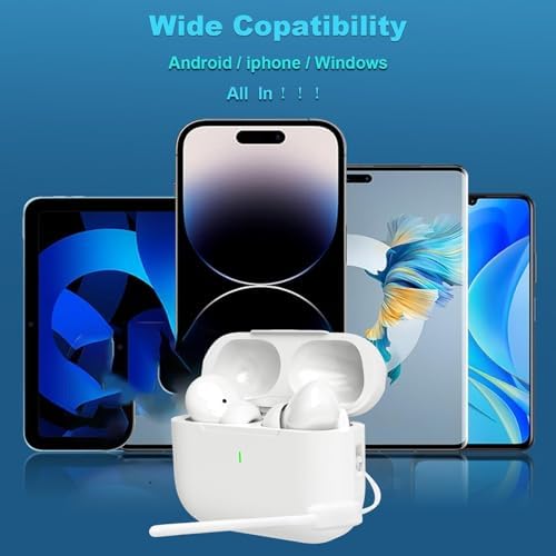 Revolutionary Bluetooth 5.4 Wireless Earbuds with 48-Hour Playtime – Immerse Yourself in Hi-Fi Stereo Sound and Advanced Noise Cancellation – IPX7 Waterproof for Ultimate Durability – Perfectly Designed for Music Lovers and Active Lifestyles – Superior Comfort for i OS & Android Devices