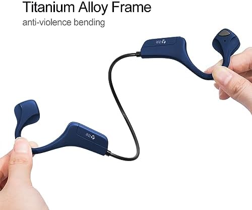 Revolutionary Waterproof Bone Conduction Bluetooth Earbuds – Open-Ear Design Perfect for Active Lifestyles with Youth Whisper Technology and Integrated Microphone for Superior Sound Clarity and Effortless Hands-Free Calls