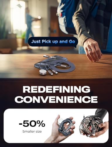 Versatile 3-in-2 USB C Charging Cable for Apple Watch and i Phone – 4 FT Multi-Device Fast Charger Compatible with Apple Watch Ultra/SE/10/9/8/7/6/5/4/3/2/1 & i Phone 16/15/14/Galaxy S23 – Lightweight Travel Essential for Efficient Power-Up Solutions