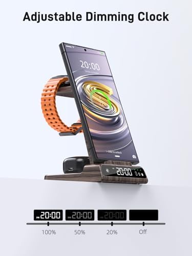 Ultimate 3-in-1 Wireless Charger for Samsung Devices – Fast Charging Station for Galaxy S24 Ultra, S23 Ultra, Z Flip 5, Fold 5, Galaxy Buds & Watch 6/5/4/3 – Effortless Compatibility & Sleek Design for Modern Living