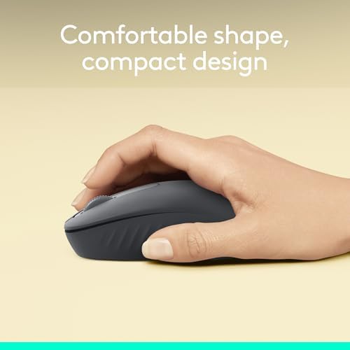Logitech M196 Rose Bluetooth Wireless Mouse – Compact, Ambidextrous Design for Effortless Navigation on Laptops & Tablets, Exceptional 12-Month Battery Life, Smooth Tracking for PC and Mac Users, Perfect for Professionals on the Go