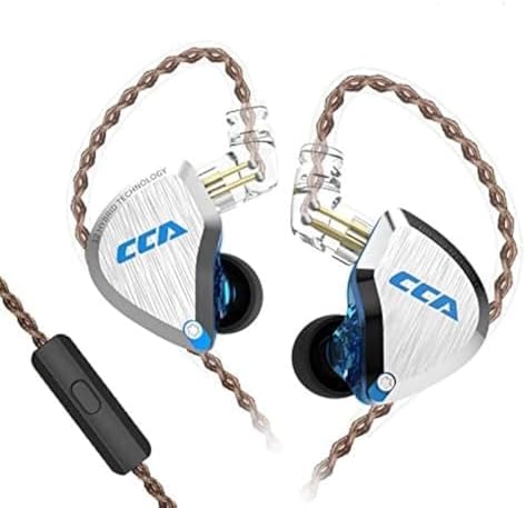 Elevate Your Sound Experience with CCA C10 Hybrid IEM Earphones – 4 BA + 1 DD Configuration for Unmatched Audio Clarity, Detachable Cable for Customization, and Built-in Microphone for Gaming & Calls – Stylish Purple Design for Musicians and Gamers Alike!