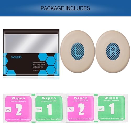 Ultimate Comfort Replacement Ear Pads for Bose OE2 Headphones | GVOEARS Premium Memory Foam Cushions for OE2, OE2 i, Sound True & Sound Link Models | Durable Black Earpads for Enhanced Listening Experience & Long-lasting Quality