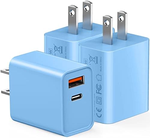 30 W Dual Port USB C Fast Charger Pack – Rapid Charging Adapter for i Phone 16/15/14/13/Pro/Pro Max & i Pad, Enhanced Compatibility with Samsung S21/S22 & Google Pixel – Compact Power Solution for Home, Office & Travel
