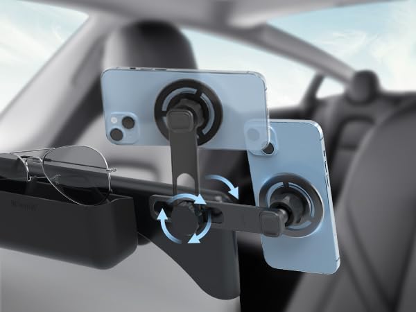 Experience Unmatched Convenience with the Topfit Tesla Wireless Charging Phone Mount – Magnetic Holder for Model Y (Juniper) & Model 3 (Highland), Perfectly Engineered for Seamless Smartphone Access and Rapid Charging. Elevate Your Drive with Effortless Installation and a Sleek Design That Complements Your Tesla’s Aesthetic While Ensuring a Secure Grip on Your Device. Enjoy Hands-Free Navigation and Calls, Enhanced Safety, and Eliminate Cord Clutter with this Durable, High-Quality Accessory. Ideal for Tech-Savvy Tesla Owners Seeking Functionality and Style in One Innovative Solution.