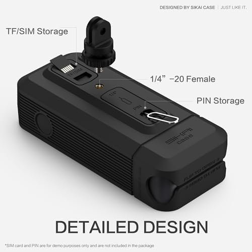 Premium Silicone Protective Case for Anker Prime 12,000 m Ah 130 W Power Bank – Lightweight Dustproof Design with 1/4-inch Mounting Hole and TF/SM Card Storage – Optimal Portability for Daily Use and Camera Charging – Snug Fit for Unobstructed Display and Easy Cleaning – Essential Accessory for On-the-Go Power Solutions