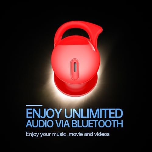 Transform Your Sleep Experience with Hulaed’s Wireless Sleep Earbuds – Cutting-Edge Bluetooth 5.3 Noise-Canceling Headphones Designed for Side Sleepers – Ergonomically Crafted for Ultimate Comfort and Daily Versatility – Perfect for Active Lifestyles, Commuters, and Relaxation Seekers – Stylish Red Finish Enhances Aesthetic Appeal and Connectivity