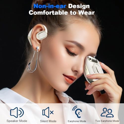 AI-Powered 144-Language Bluetooth Earbuds: Advanced Noise-Canceling Headphones for Effortless Communication in Any Setting, Ideal for i OS & Android Users, Waterproof Design for Enhanced Durability and Comfort During Travel