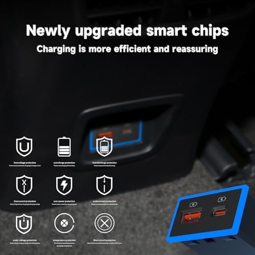 High-Speed Car Charger for Toyota with PD 3.0 USB Type-C Fast Charging & LED Light Show – Ultimate Power Adapter for Modern Devices, Enhanced Durability & Compatibility for Seamless Travel