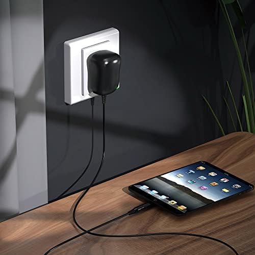 Versatile 24 W Universal Multi-Voltage AC/DC Power Adapter for Household Electronics – Adjustable Voltage from 3 V to 12 V with 2000 m A Output for Fast and Efficient Charging Solutions, Compatible with a Wide Range of Devices