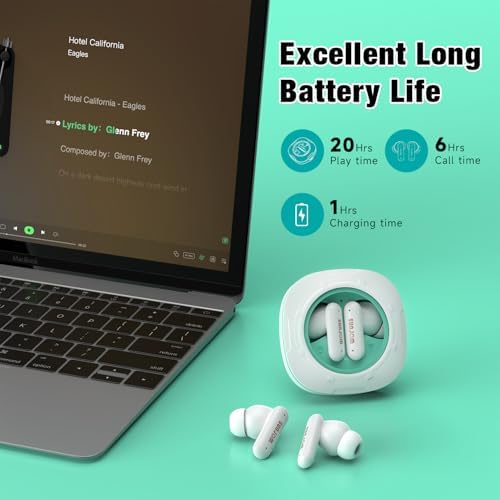 Elevate Your Audio Journey with Xspace Ear Wireless Earbuds – Advanced Bluetooth 5.3 for Unmatched Sound Clarity and Rich Bass – Designed for Active Lifestyles with a Sweatproof Build and Ergonomic Comfort – Ideal for Gym, Commutes, and Daily Adventures – Vibrant Green Finish for Trendsetters Seeking Ultimate Listening Experience