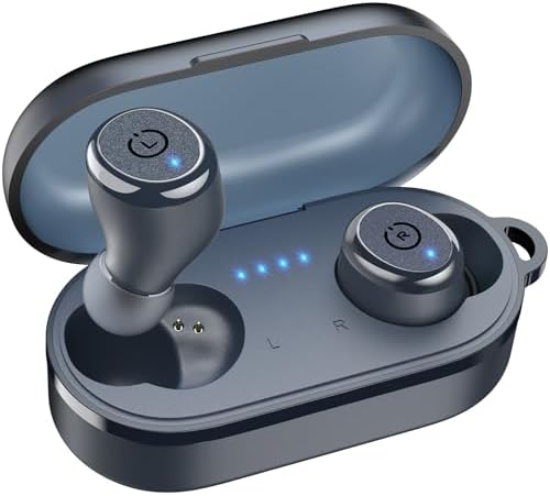 TOZO T10 Wireless Earbuds with Bluetooth 5.3 – Customizable EQ for Personalized Sound, Ergonomic Fit for Ultimate Comfort, 55 Hours Playtime, IPX8 Waterproof Rating, Wireless Charging Case – 2025 Enhanced Audio Experience for Active Lifestyles