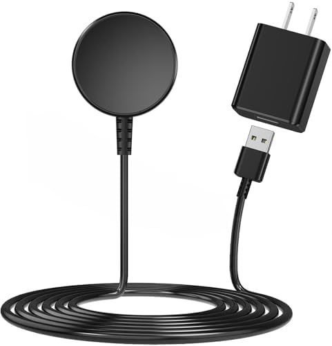 Upgrade Your Charging Experience: 5 FT Dual-Pack Samsung Galaxy Watch Charger – High-Speed USB Cable for Galaxy 7/6/5/4/3/Active Ultra/FE – Durable Design for Maximum Power Efficiency & Versatile Use
