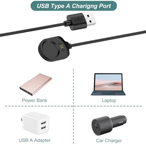 Ultra-Durable USB-C Charging Cable for Garmin MARQ Gen 2 – Fast 3.3 ft Power Cord for Seamless Smartwatch Usage – Ideal for Active Lifestyles and Travel Convenience – Reliable Replacement for Optimal Device Performance
