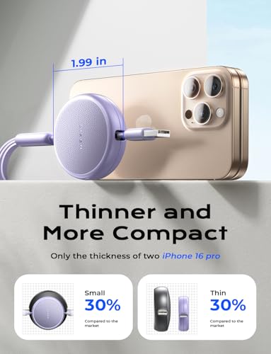 LISEN Multi Charging Cable, 3 in 1 Charging Cable, Retractable Car Charger with Type C/L/Micro USB Ports for iPhone 16 15 14 Pro Max/Samsung Galaxy S25/PS/Kindle, Multi Chargers for All Devices – Enhanced Compatibility and Speed