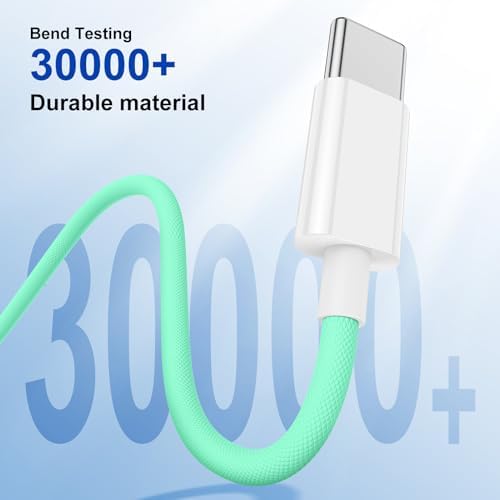 Apple i Phone 15 Charger Cable Trio – 6 ft USB-C to USB-C Fast Charging Set for i Phone 15, Mac Book & i Pad 12.9 – Superior Durability & Enhanced Compatibility for Effortless Powering Solutions